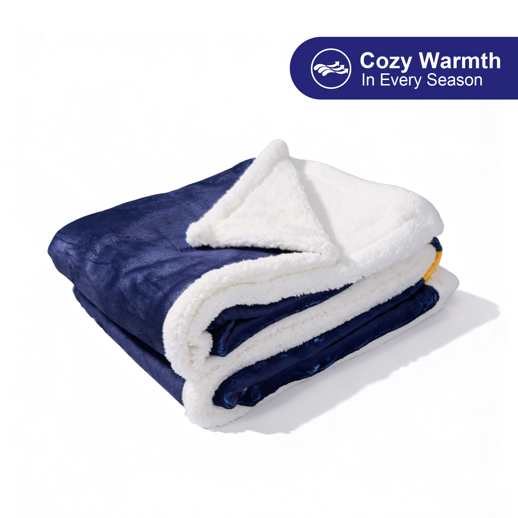 Sublimated Flannel Sherpa Throw Blanket (50"X 60") 8