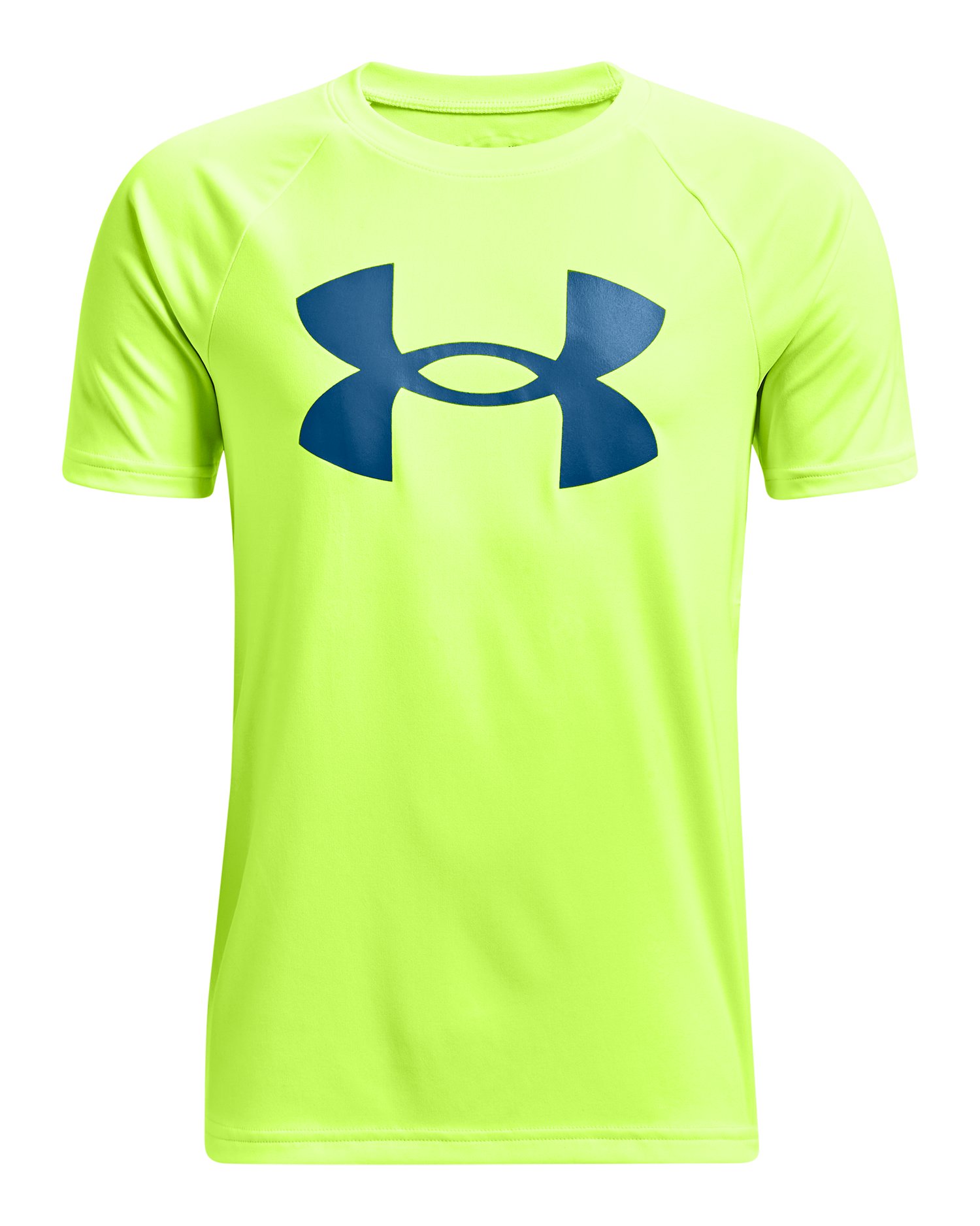 UA Tech Big Logo Boys' Short Sleeve 30