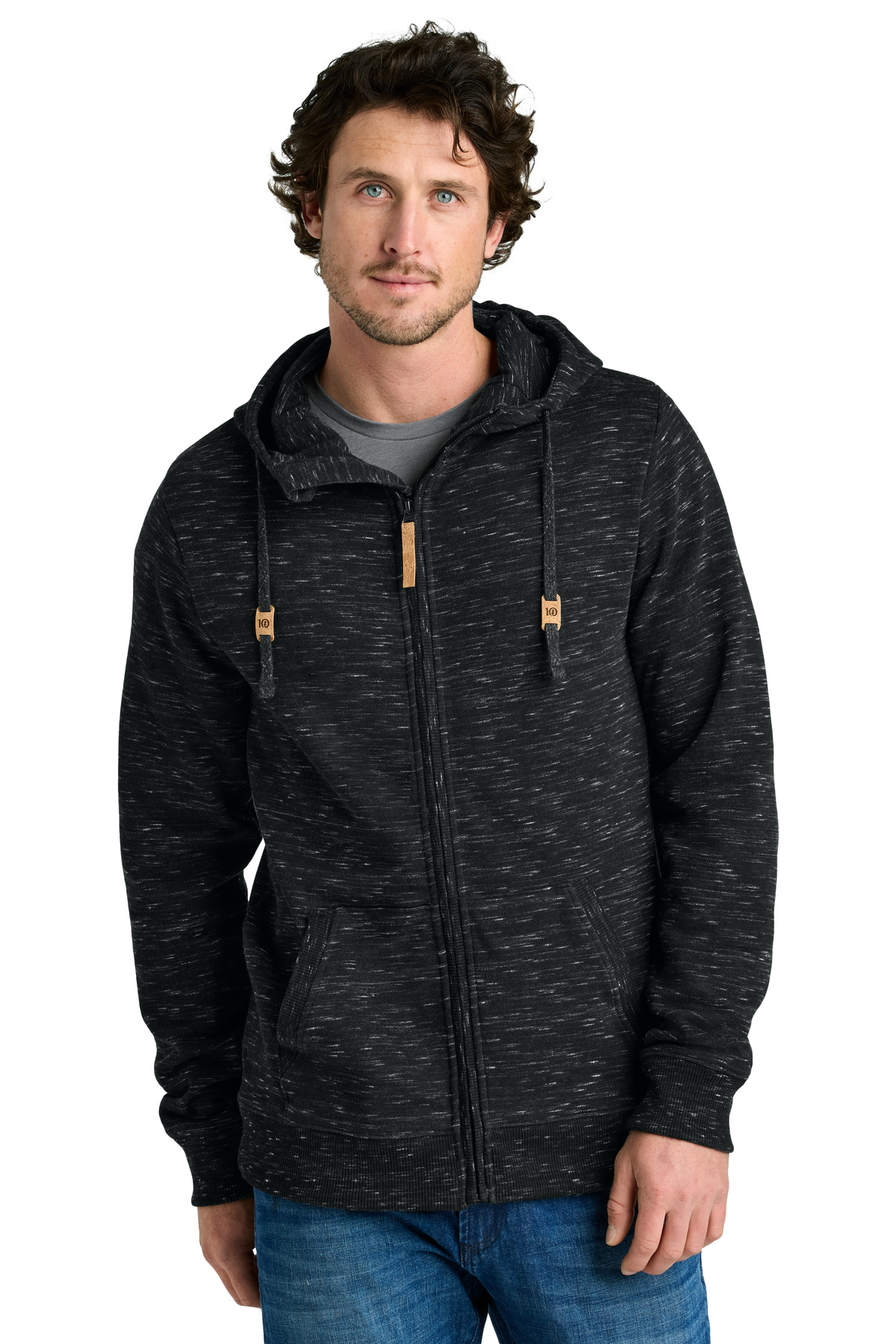 tentree Space Dye Fleece Full-Zip Hoodie TTCM4414 10