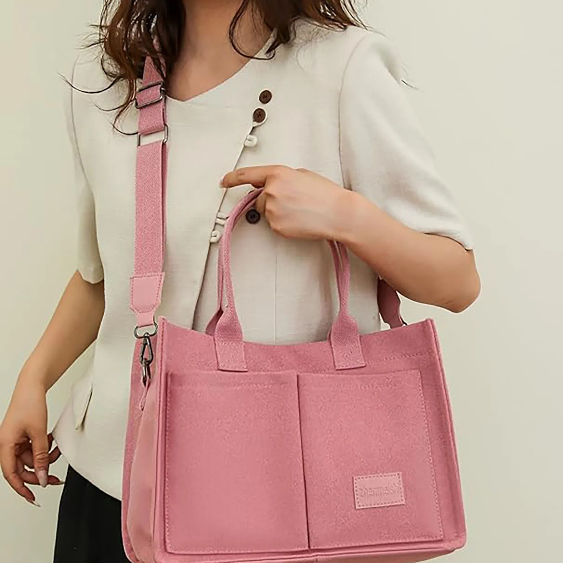 Large Canvas Handbag 4