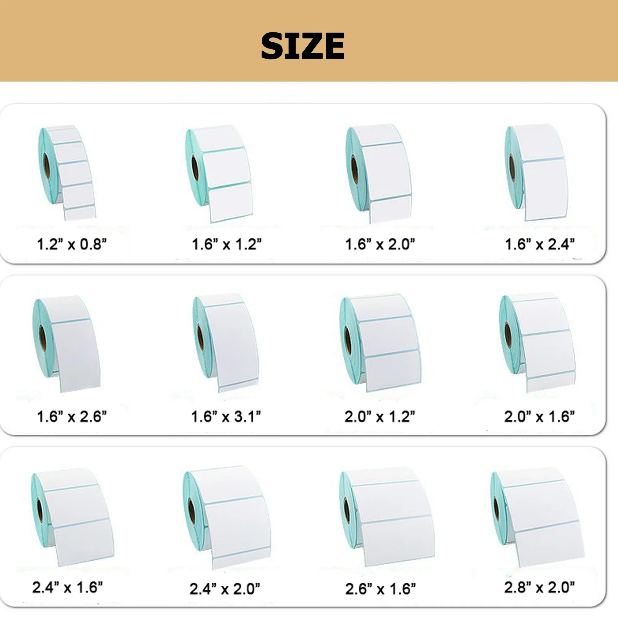 Self Adhesive Printing Paper Sticker Label 8