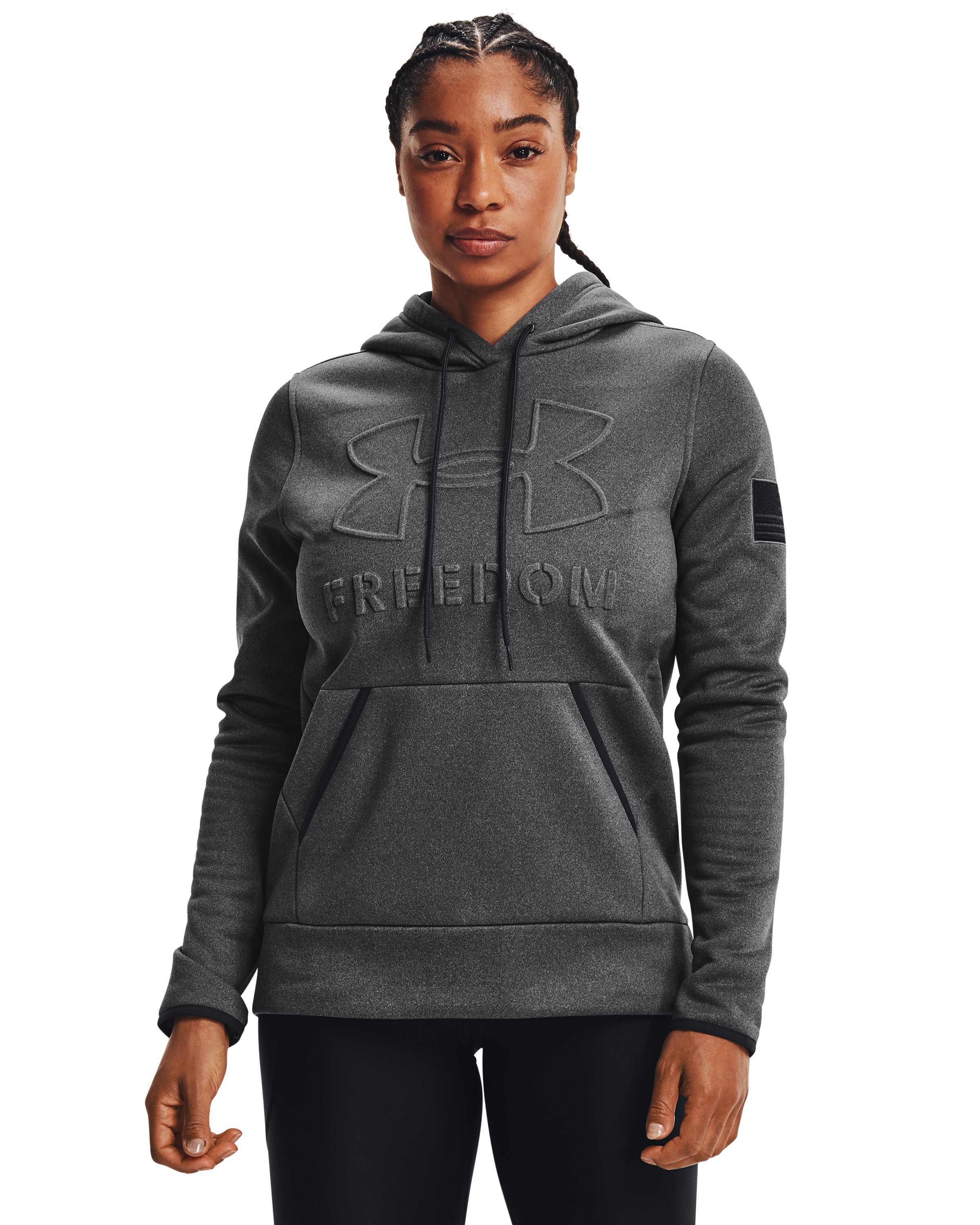 Women's UA Freedom Storm Emboss Hoodie 1