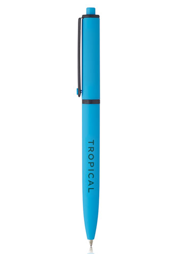 Solid Rubber Coated Plastic Ballpoint Pens 20