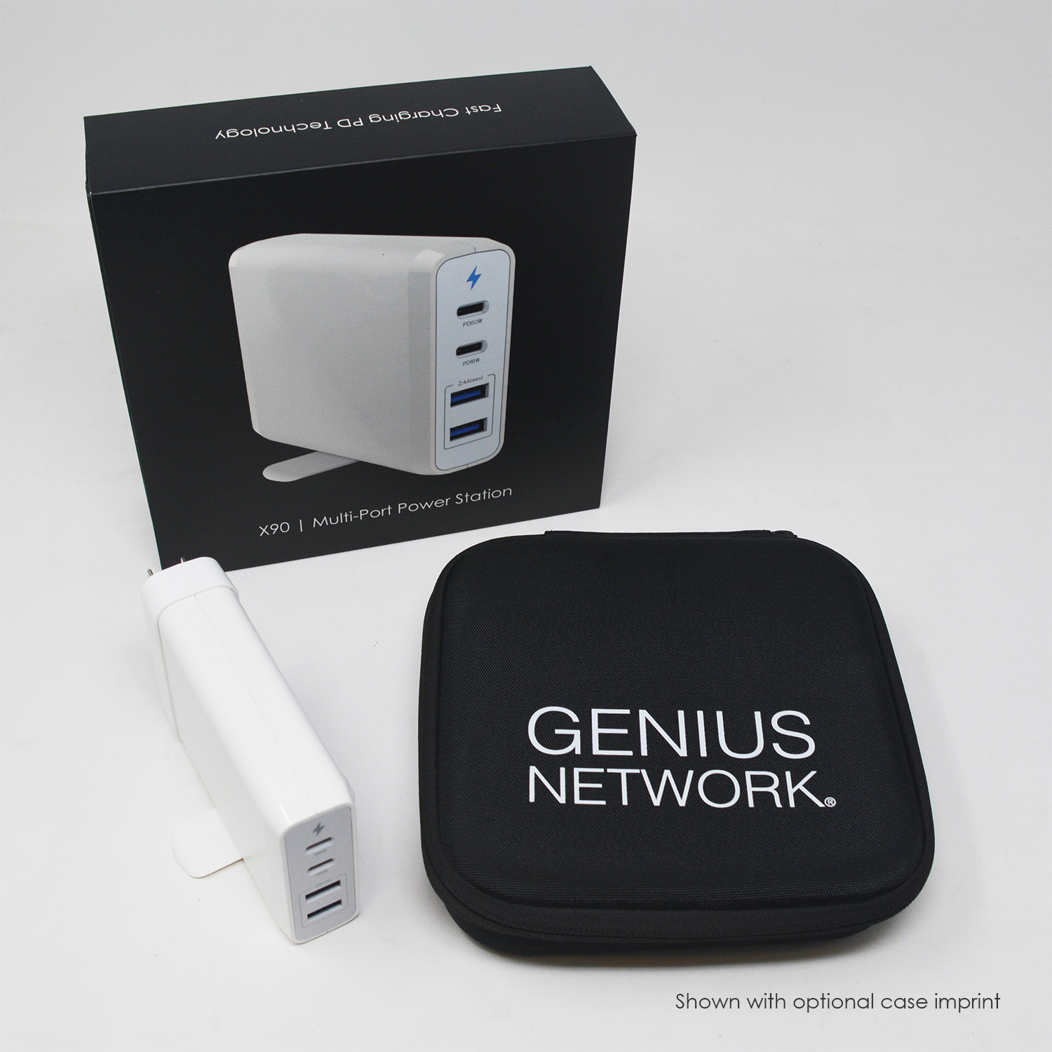 X90 Power Station 90W Desktop and Travel Power Adapter