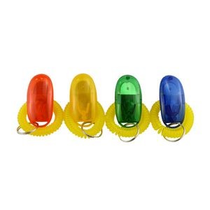 Durable Pet Training Loud Sound Clicker With Key Ring 38