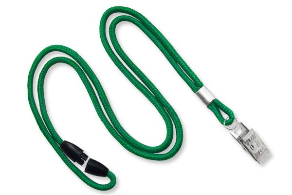 1/8" Round Braid Lanyard with Breakaway (J-Hook) 4
