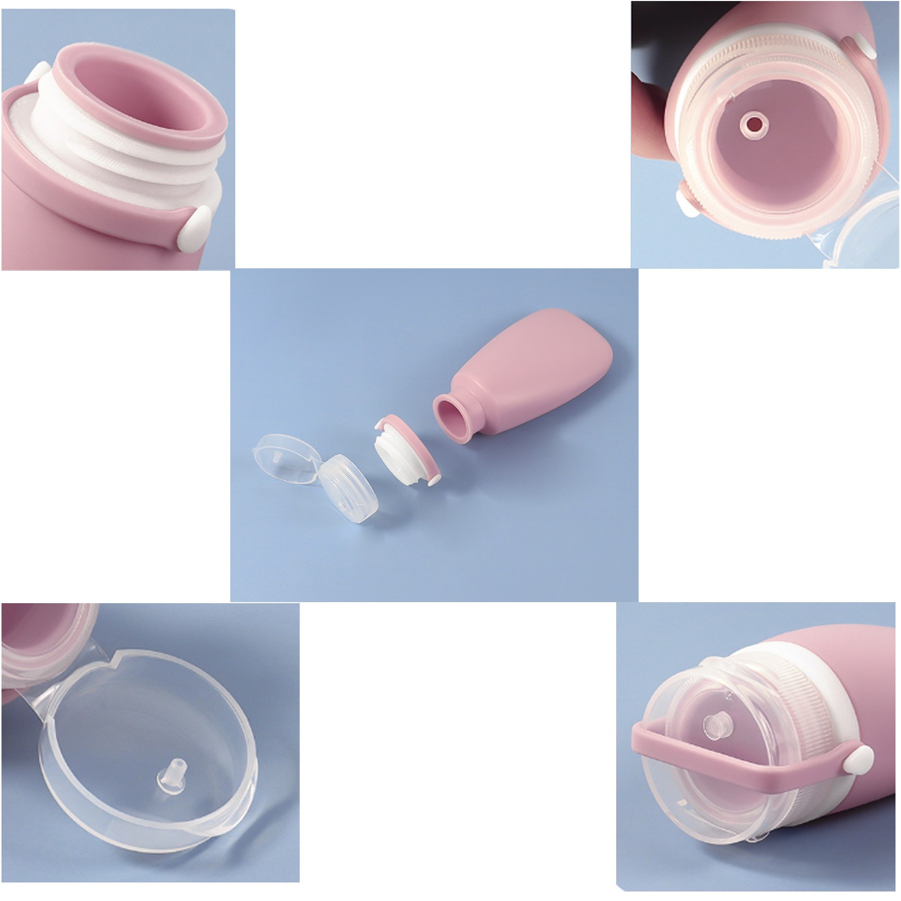 Silicone Travel Bottle Set 2