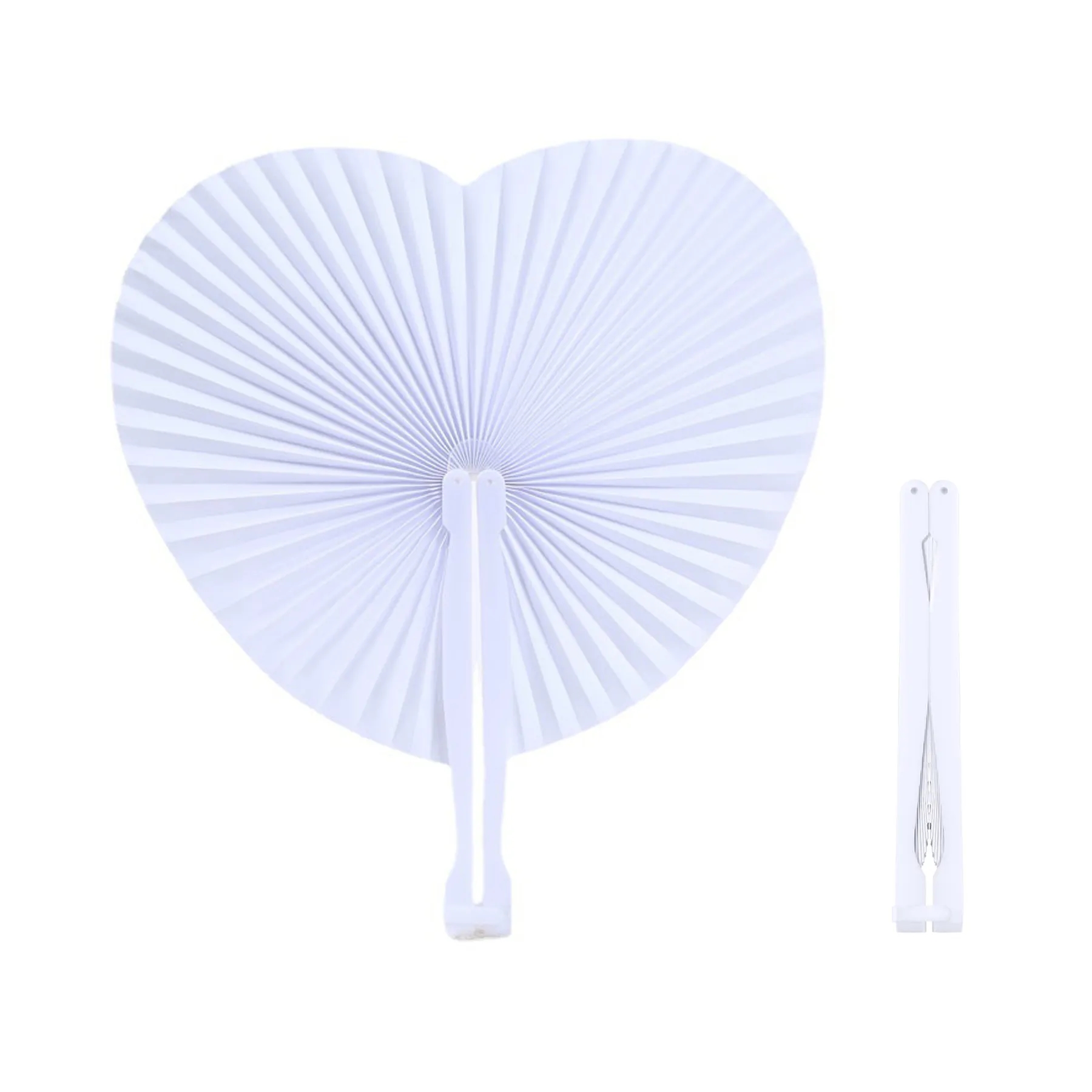 Heart Folding Handheld Fans 1