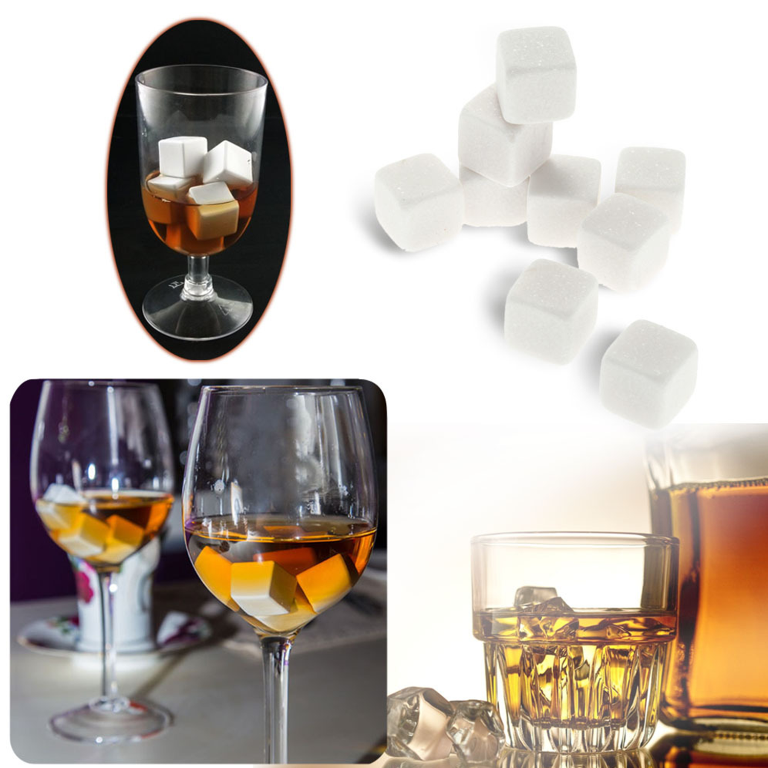 Whiskey Stone Ice Cubes Set 5