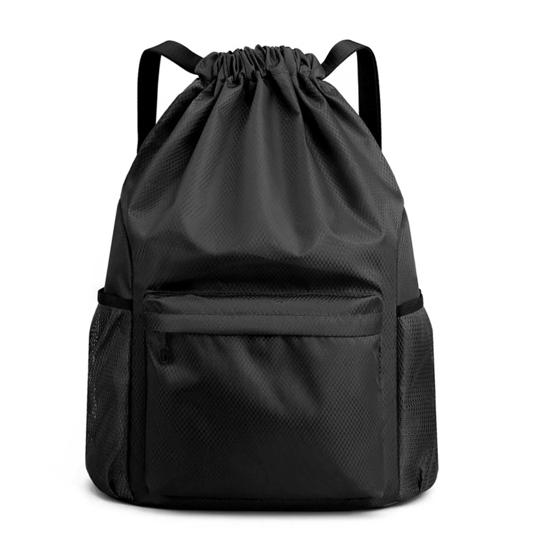 Dry Wet Drawstring Backpack with Zipper Pocket 7
