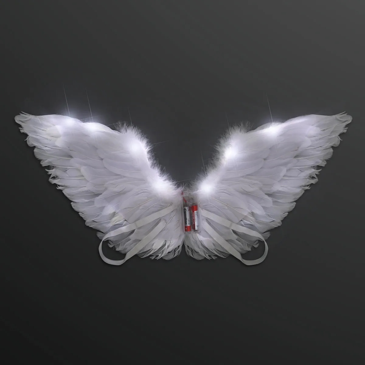 LED Feather Angel Wings, Steady Lighting 6