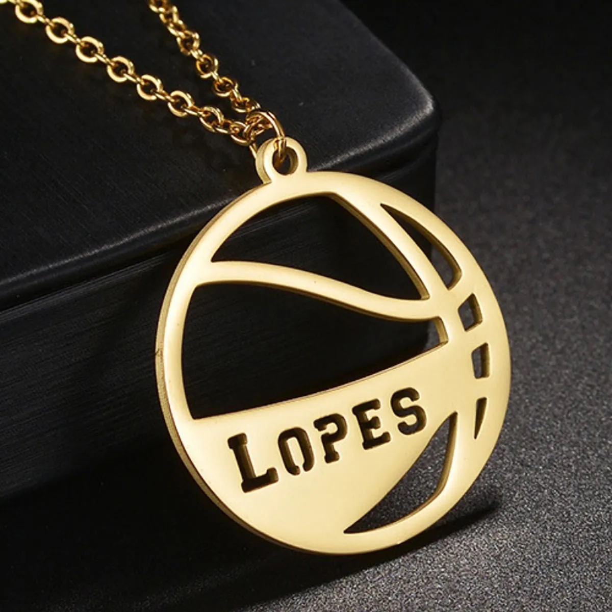 Stainless steel hollowed-out basketball 7