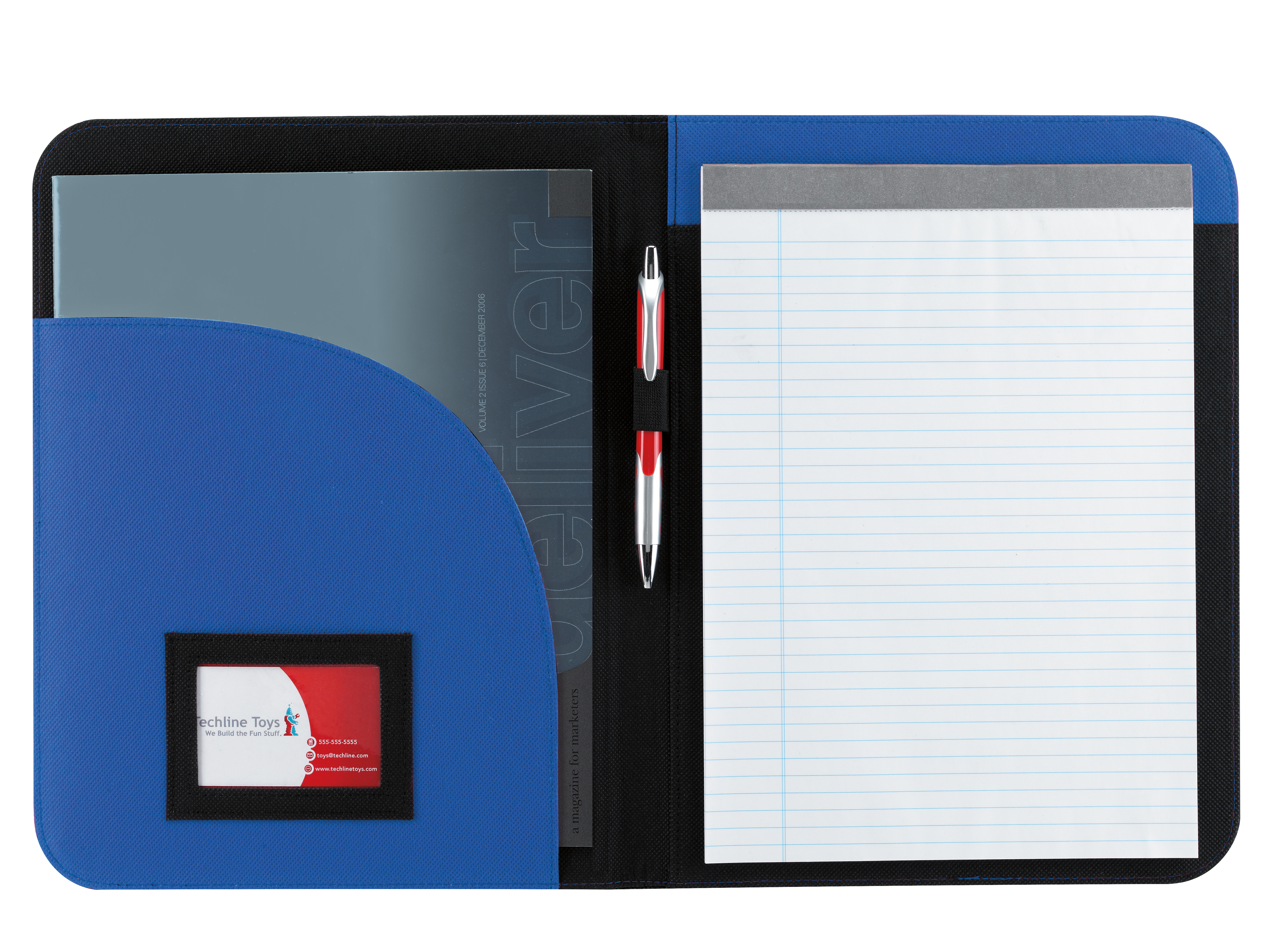 Good Value™ Non-Woven Curve Padfolio 26