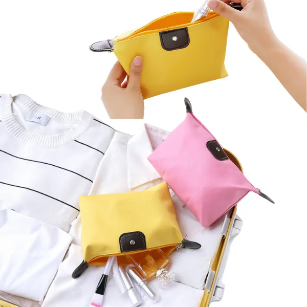 Waterproof Nylon Mini Dumpling-Shaped Makeup Bag 2