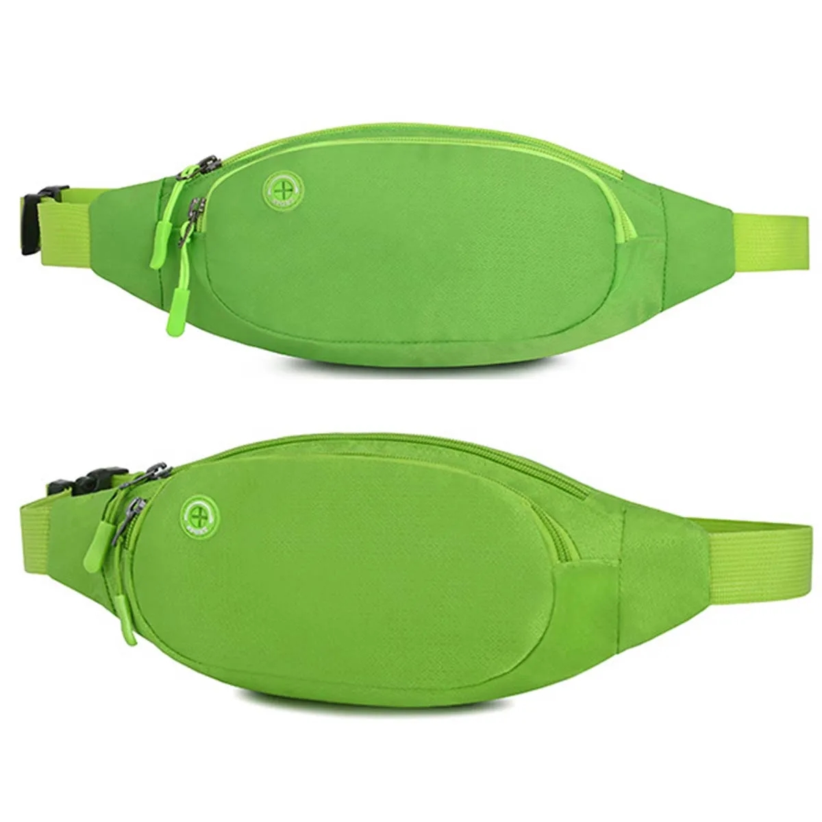 Large Crossbody Fanny Pack with 3-Zipper Pockets 9