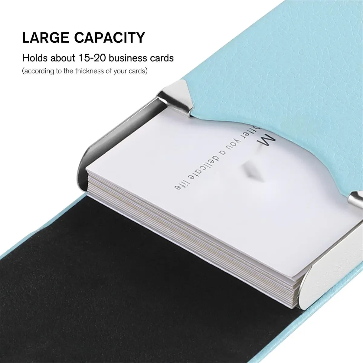 PU Leather Business Card Holders 3