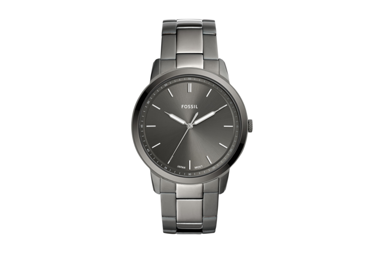 Fossil Men's The Minimalist Three-Hand Smoke Stainless Steel Watch 1