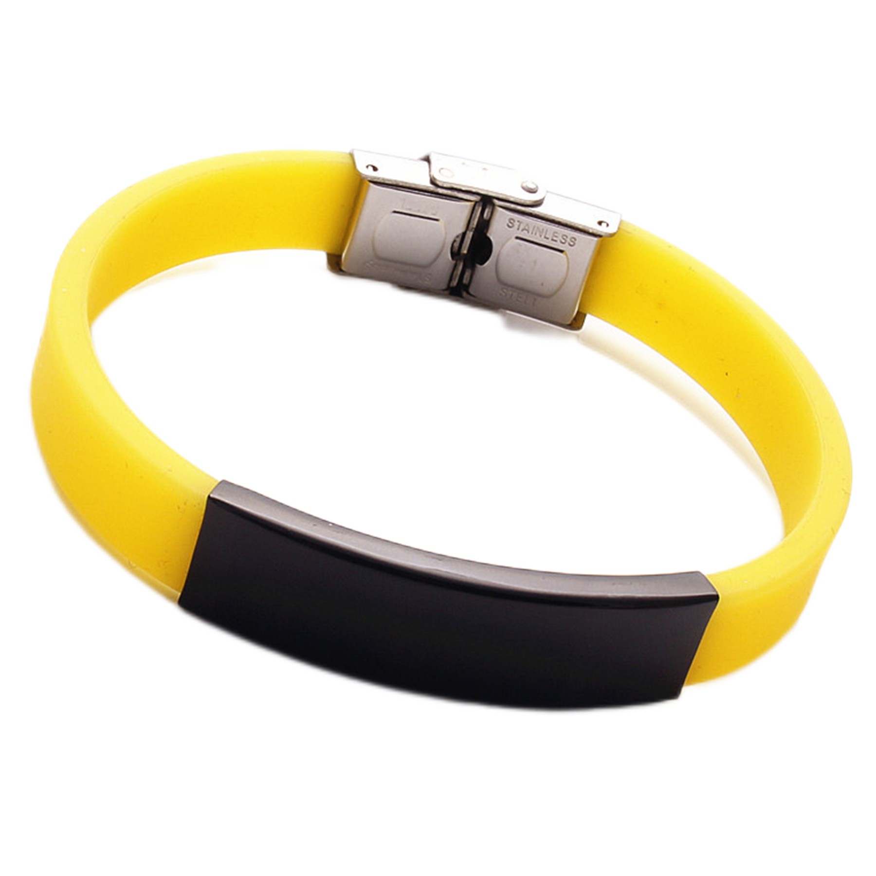 Men'S Personalized Silicone Bracelet 4