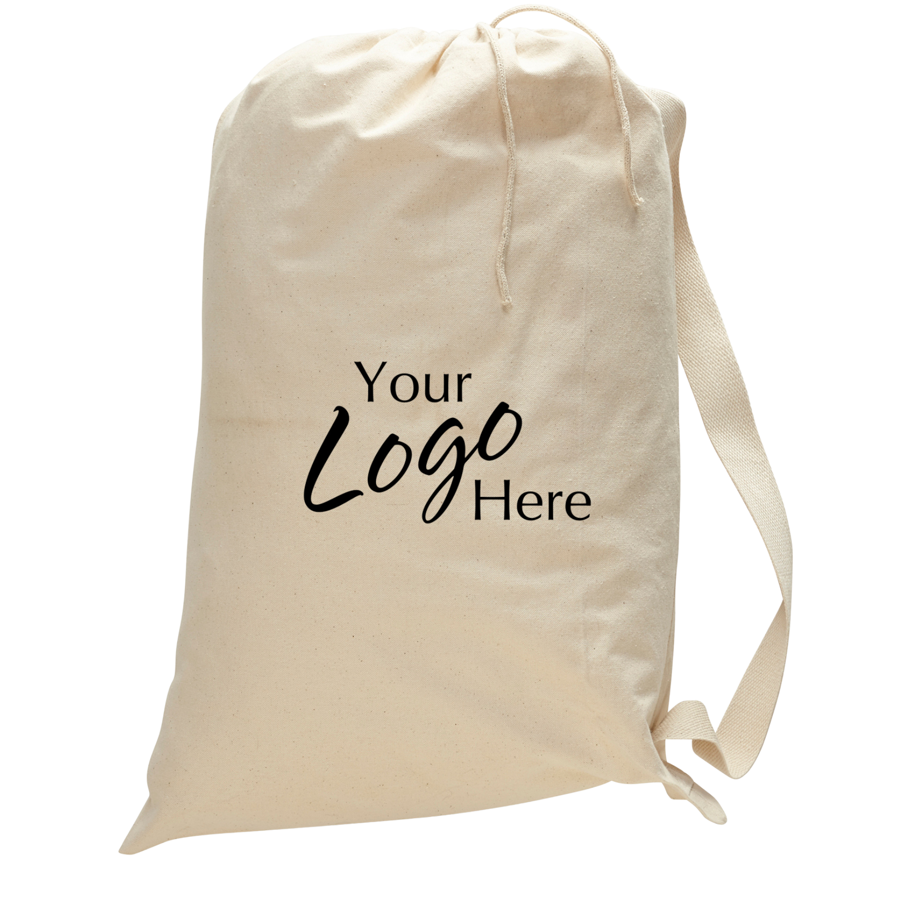 Canvas Drawstring Medium Bag 19" W x 27" H 3