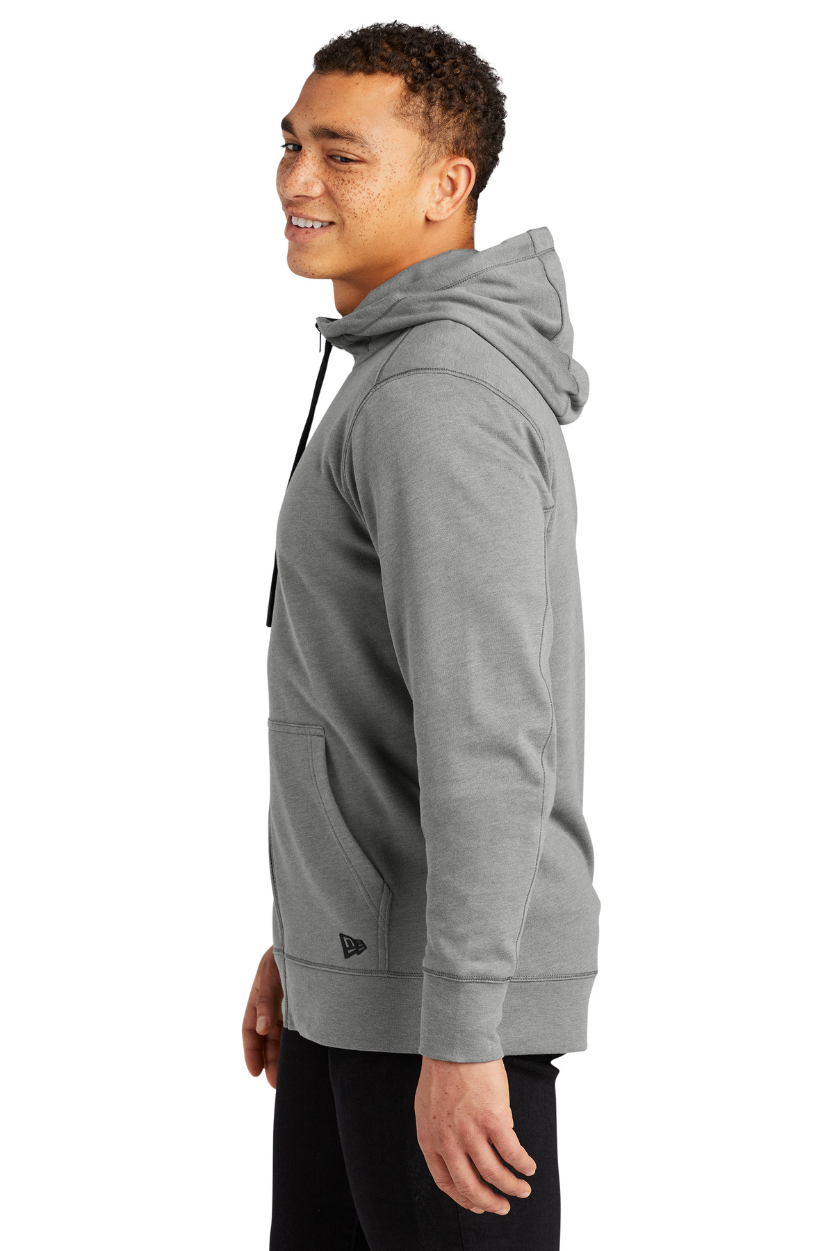 New Era Tri-Blend Fleece Full-Zip Hoodie NEA511 30