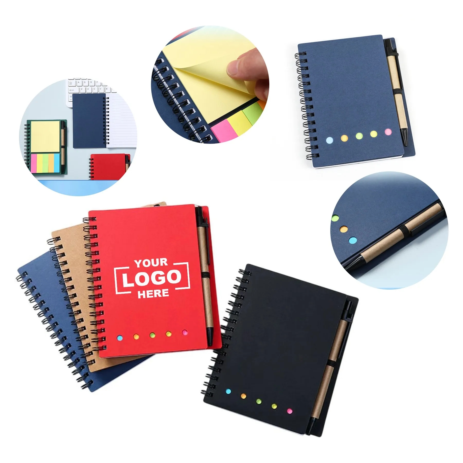 Eco-Friendly Pocket Complete Set Spiral Notebook 5