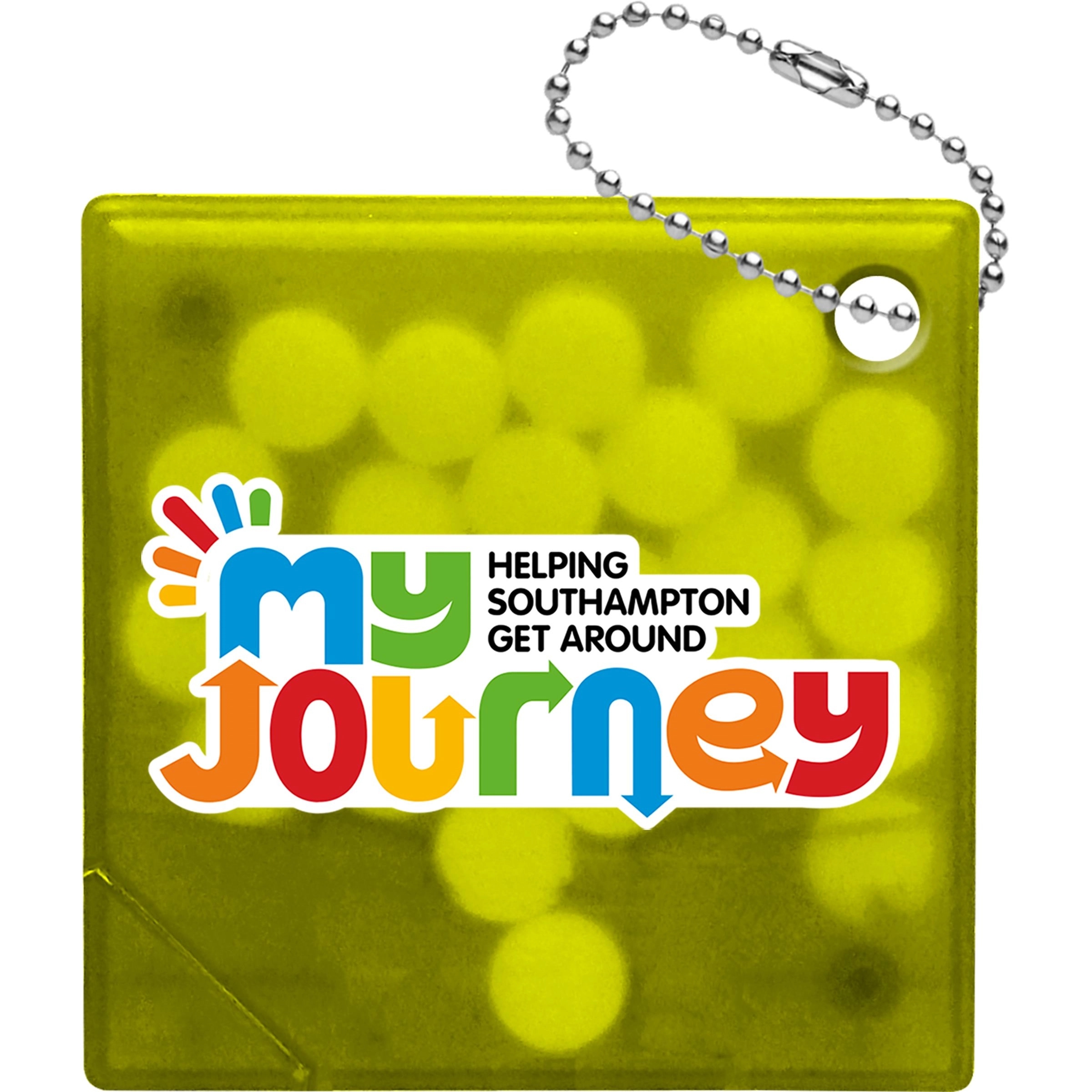 SQUARE MINT KEYRING 8