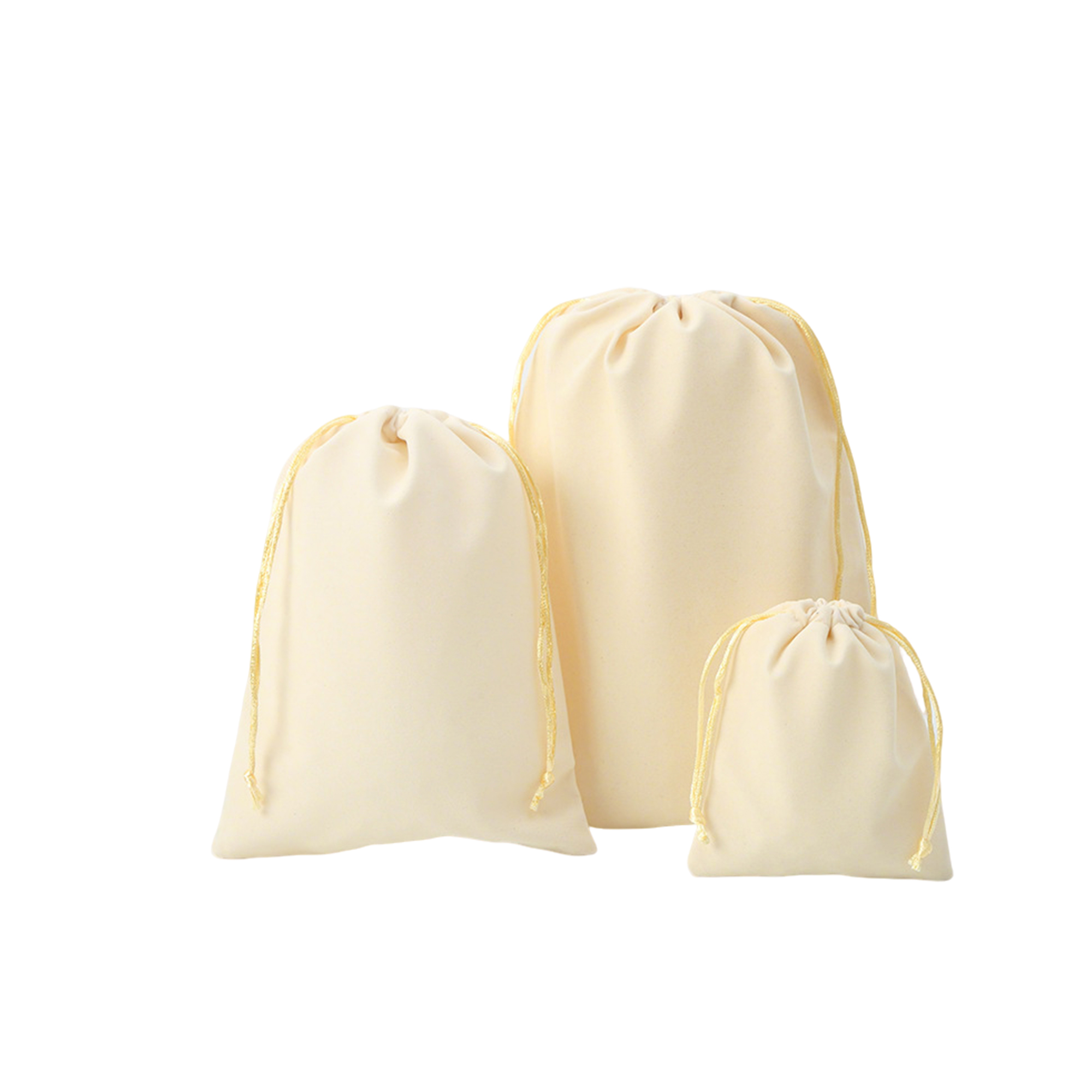 Flocked Drawstring Jewelry Storage Bag 21