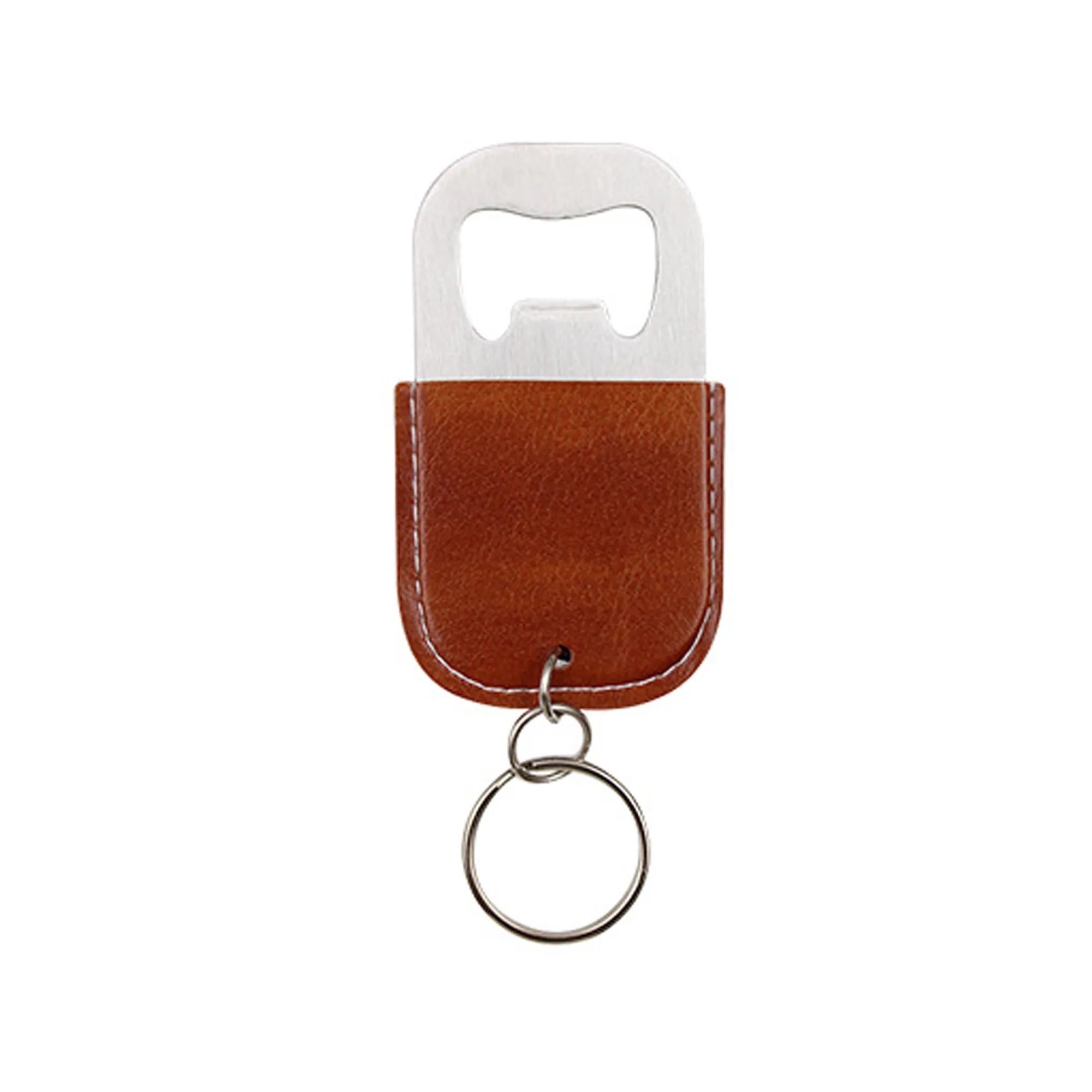Leather Bottle Opener Keychain 5