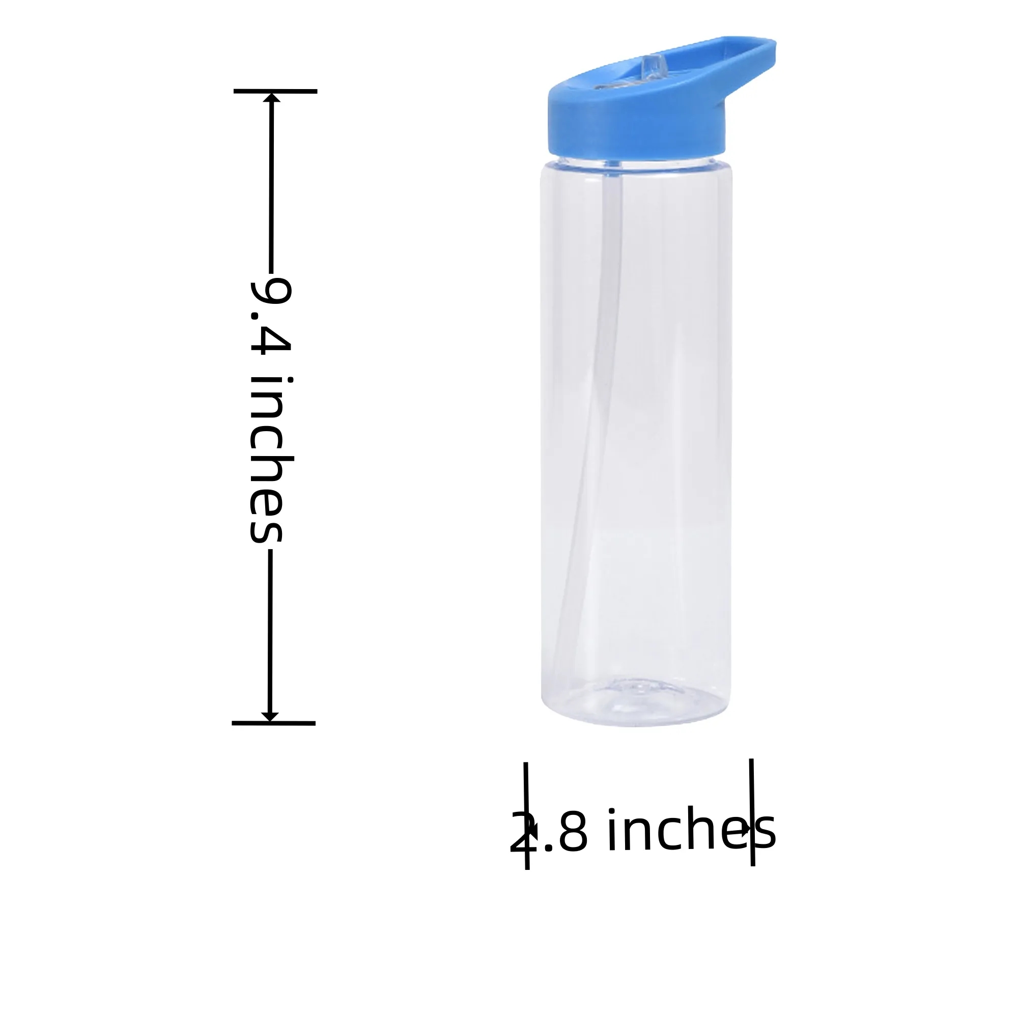 MOQ20 24oz Sports Drinking Cup With Straw 2