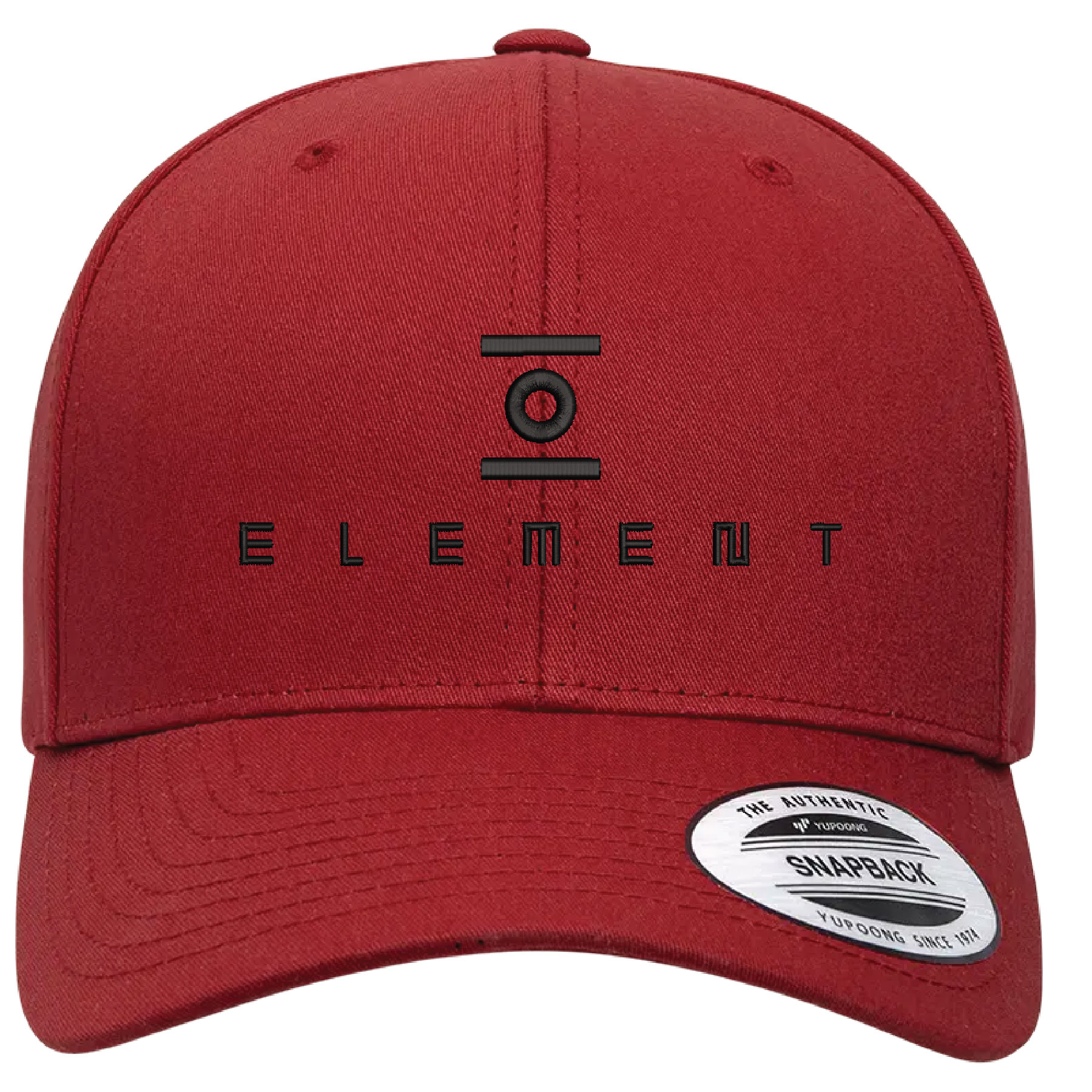 YP Classics 6389 YP Classics – CVC Snapback Hat with Leatherette Patches or Embroidery 6