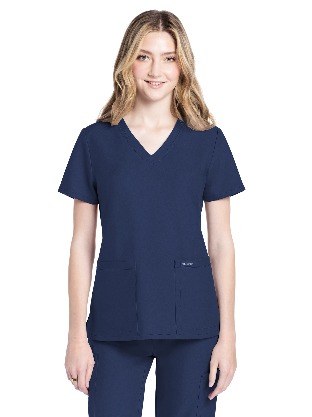 Cherokee - WW Originals Ultra - Women's 2-Pocket V-Neck Top 42