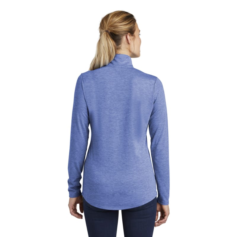 Sport-Tek Women's PosiCharge Tri-Blend Wicking 1/4-Zip Pullover. 32