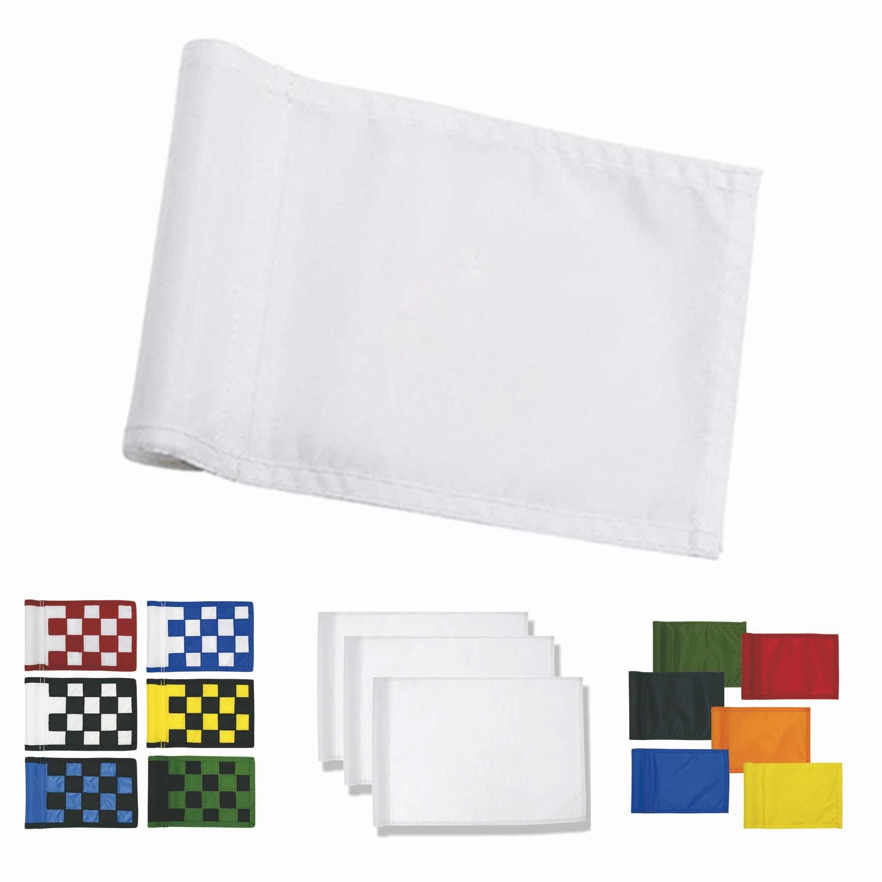 Colorful Golf Green Flag 3