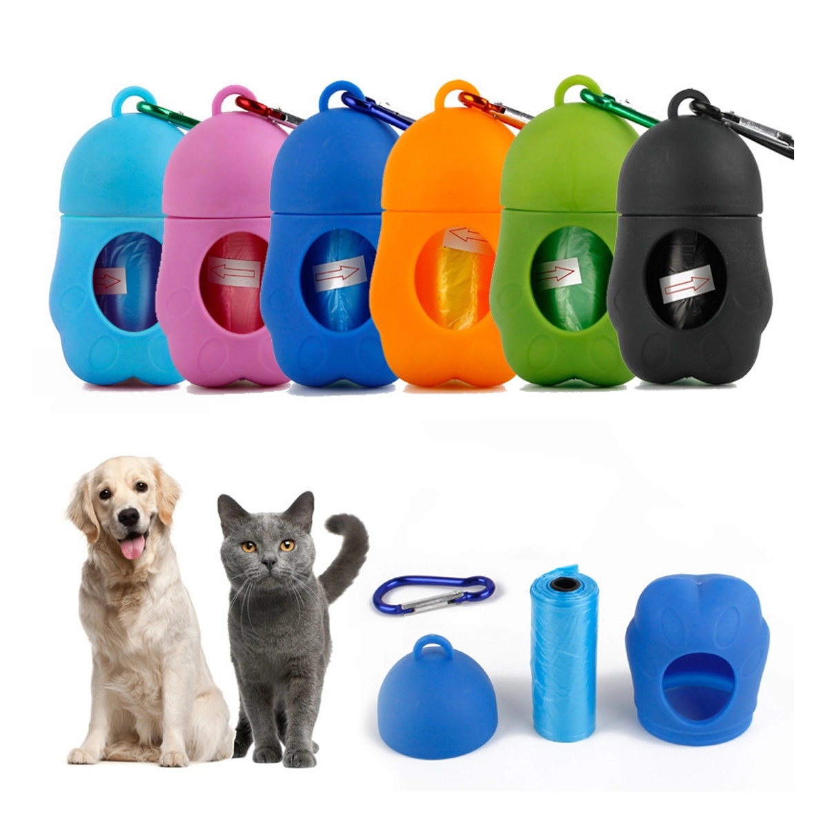 Pet Poop Bags Holder Dispenser 4