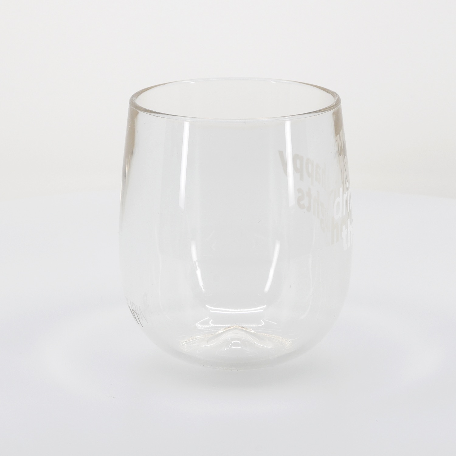 Silipint® Clear Stemless Wine Glass - 12 oz. 55
