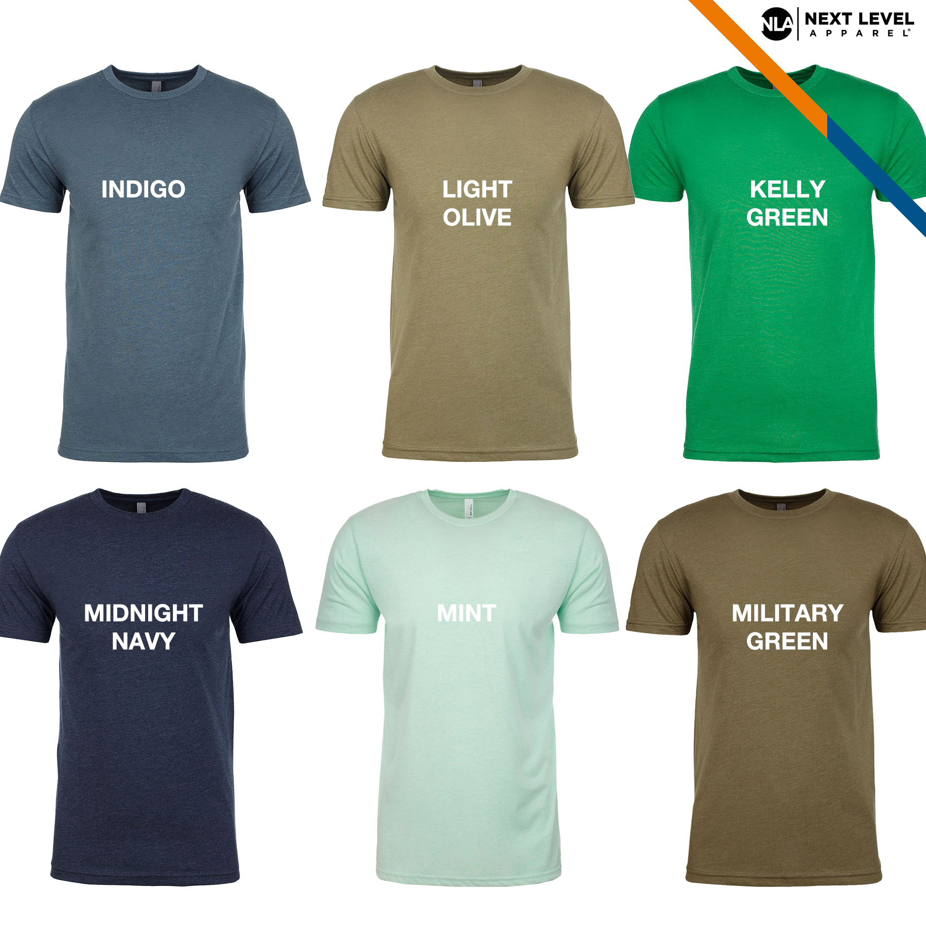 Next Level® 4.3 oz Men's CVC Crew T-Shirts 5