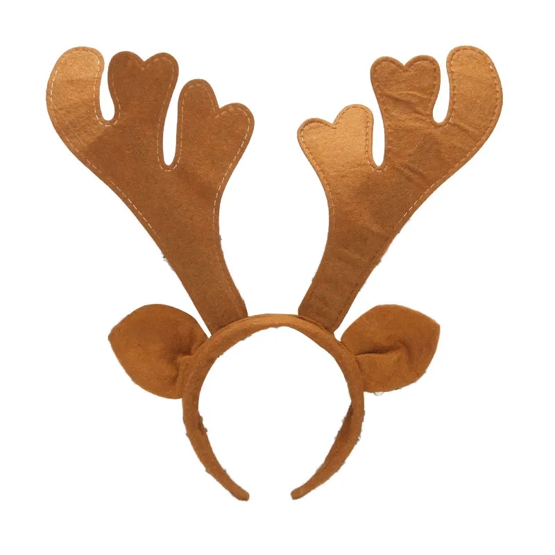 Full Color Christmas Reindeer Antler Headband 8