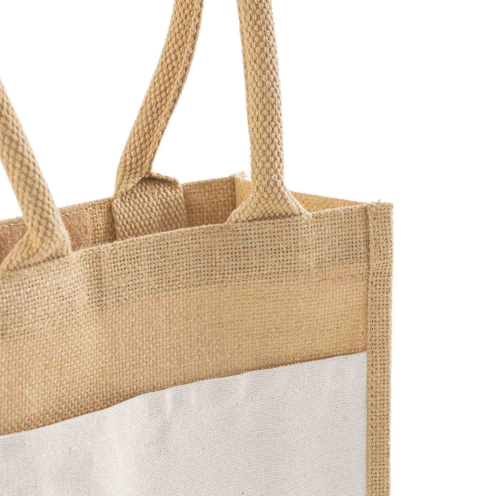 Small Easy-Print Jute Bag 4