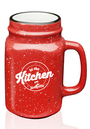16 oz. Savannah Speckle Ceramic Mason Jars 12