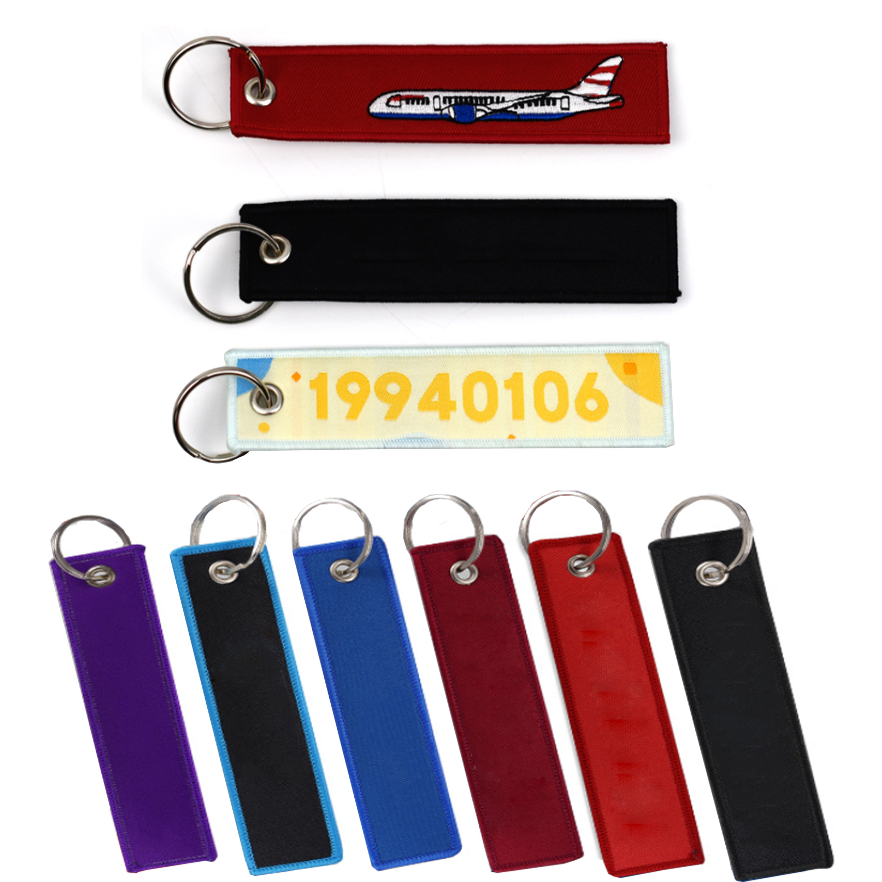 Embroidered Keychain Tag 1
