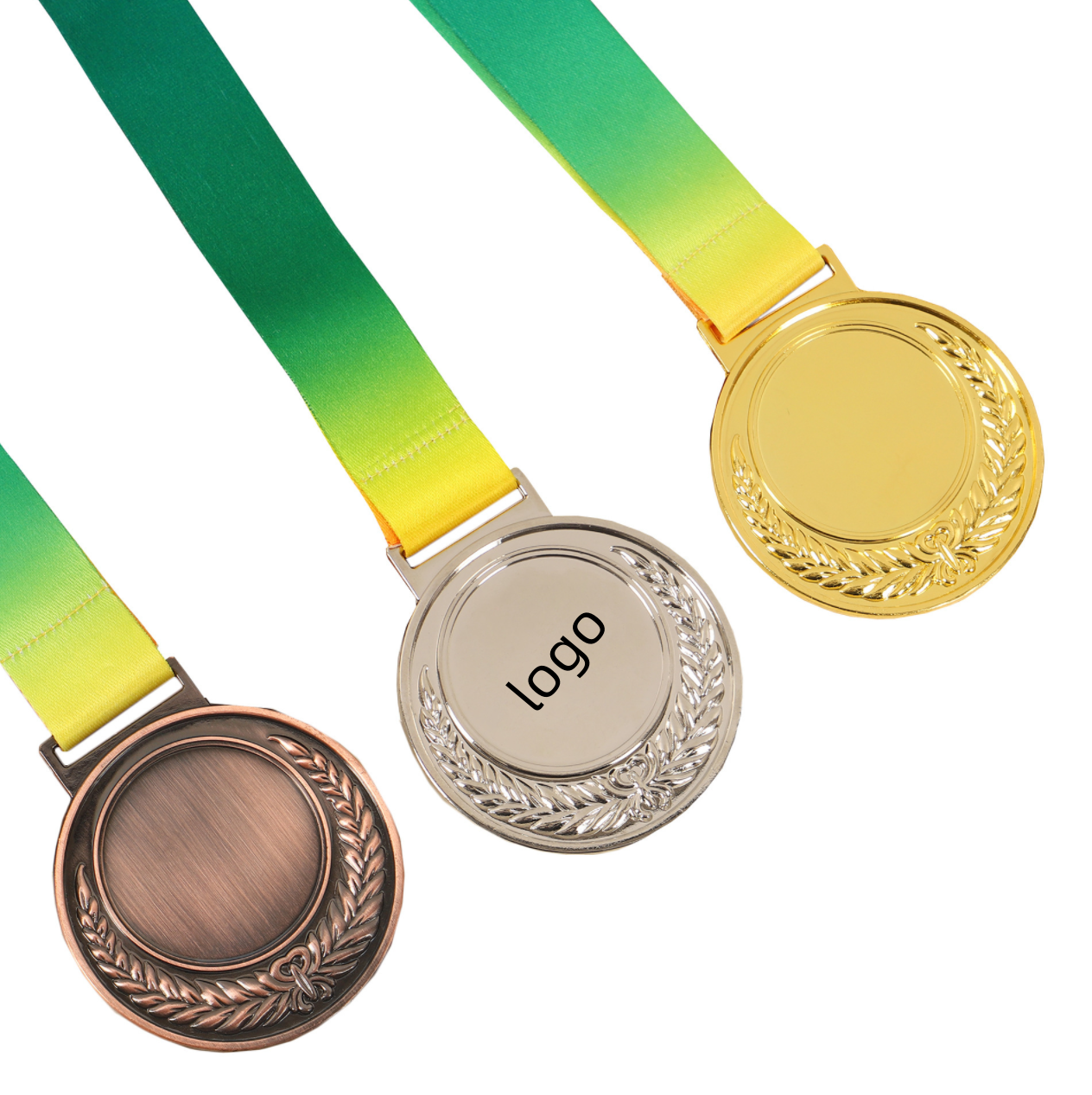 Customized Olympic Style Winner Award Medals with Ribbons 1