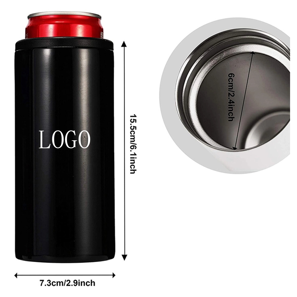 12oz Slim Can Cooler 1