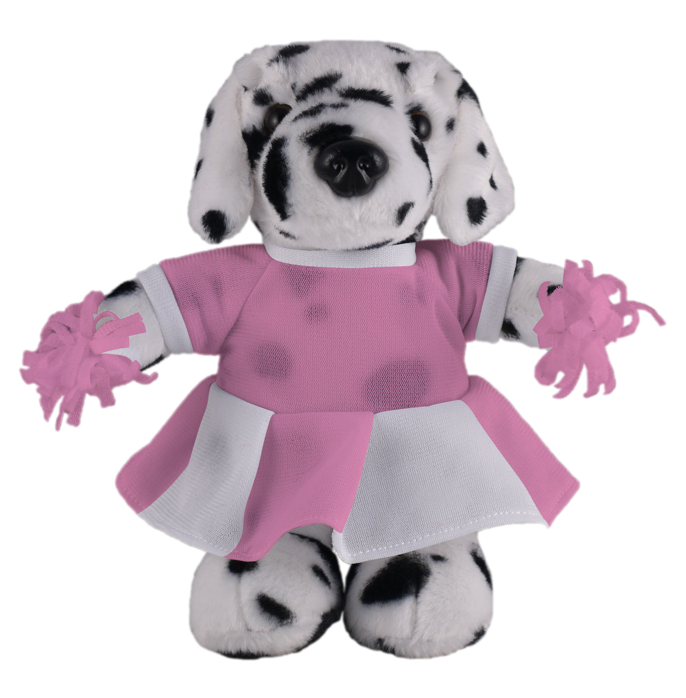 Soft Plush Stuffed Dalmatian with Cheerleader Outfit