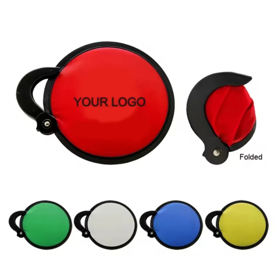 Custom fold up DISC fan with handle 4