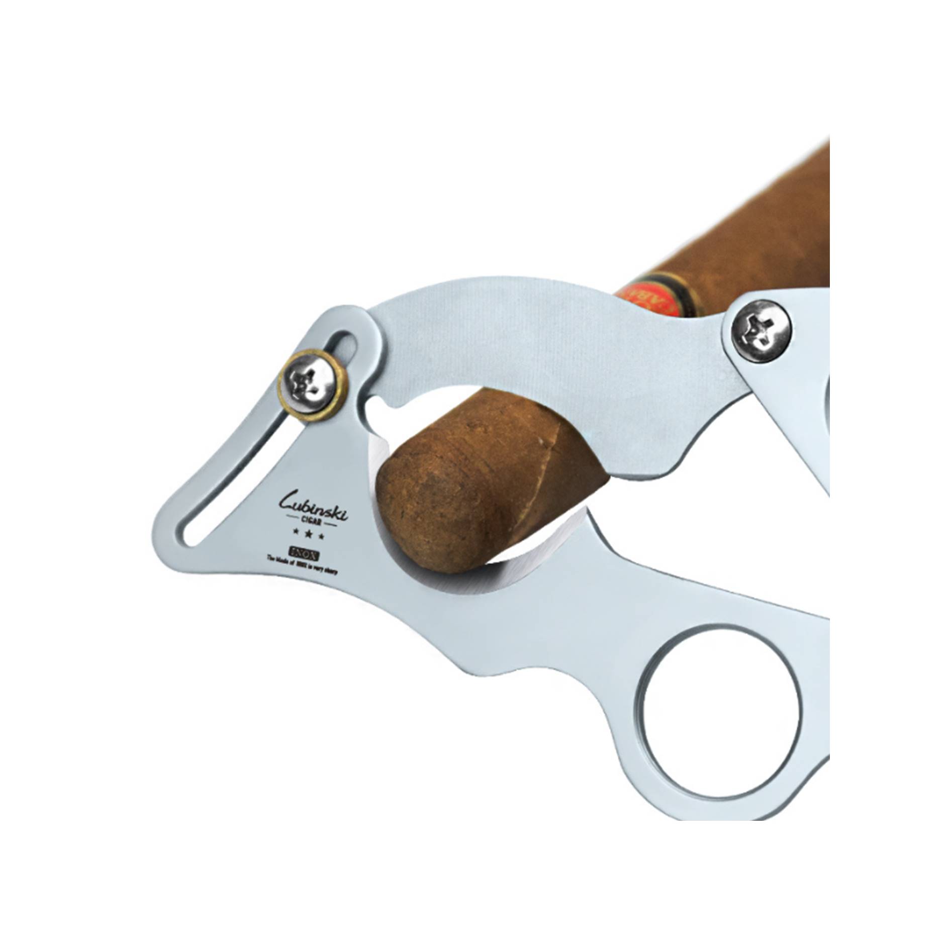 Handle Stainless Steel Blade Cigar Scissor 4