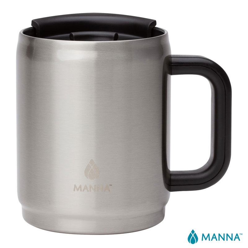 Manna™ 14 oz. Boulder Stainless Steel Camping Mug w/ Handle 9