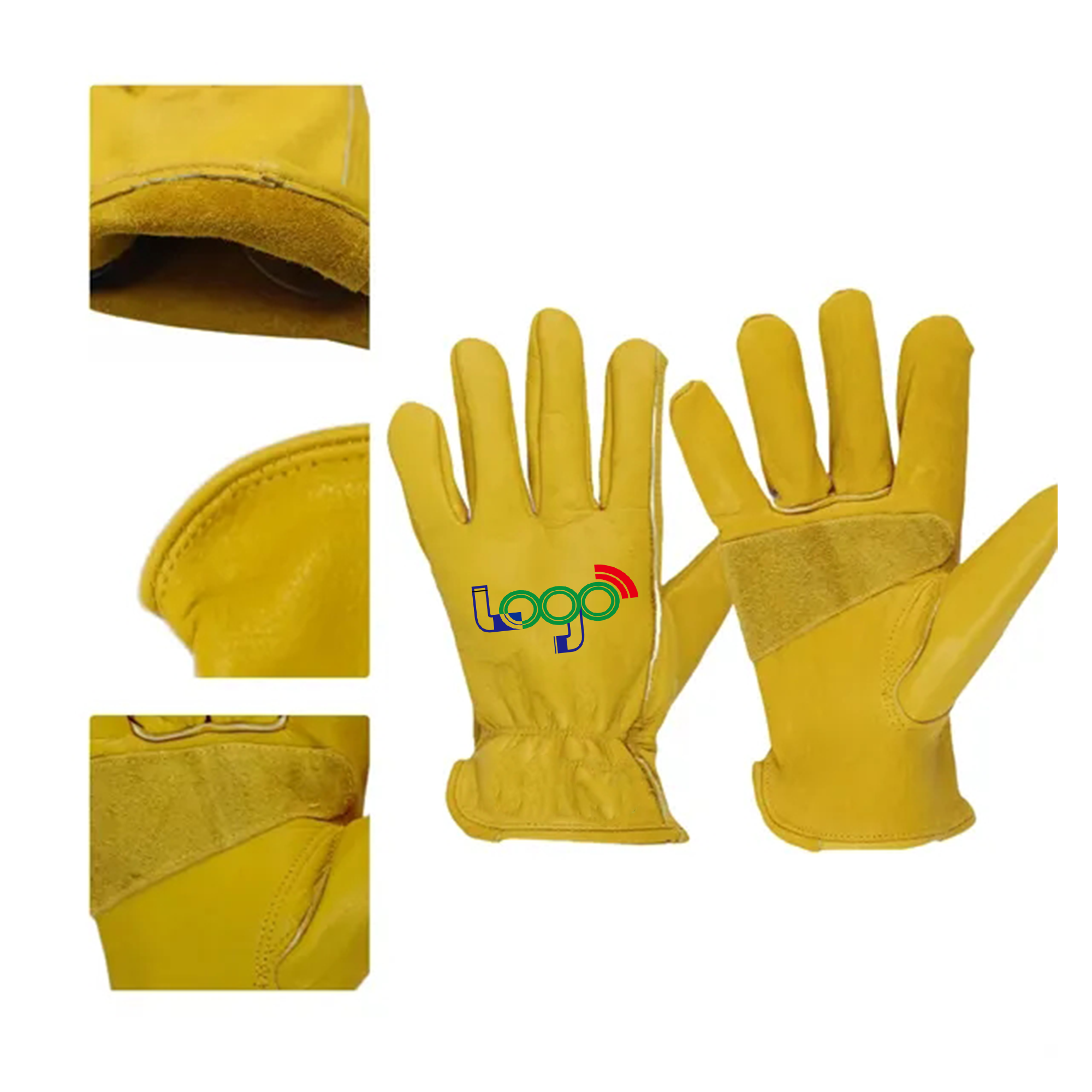 Cowhide Leather Gloves 4