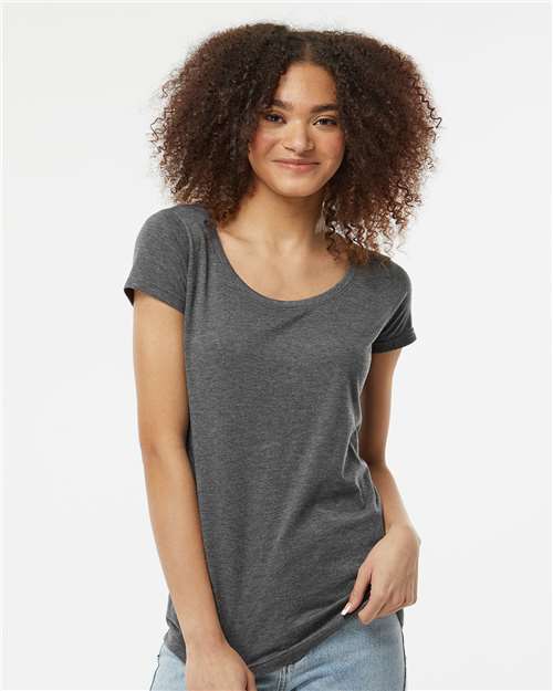 Women's Poly-Rich Scoop Neck T-Shirt - 243 6