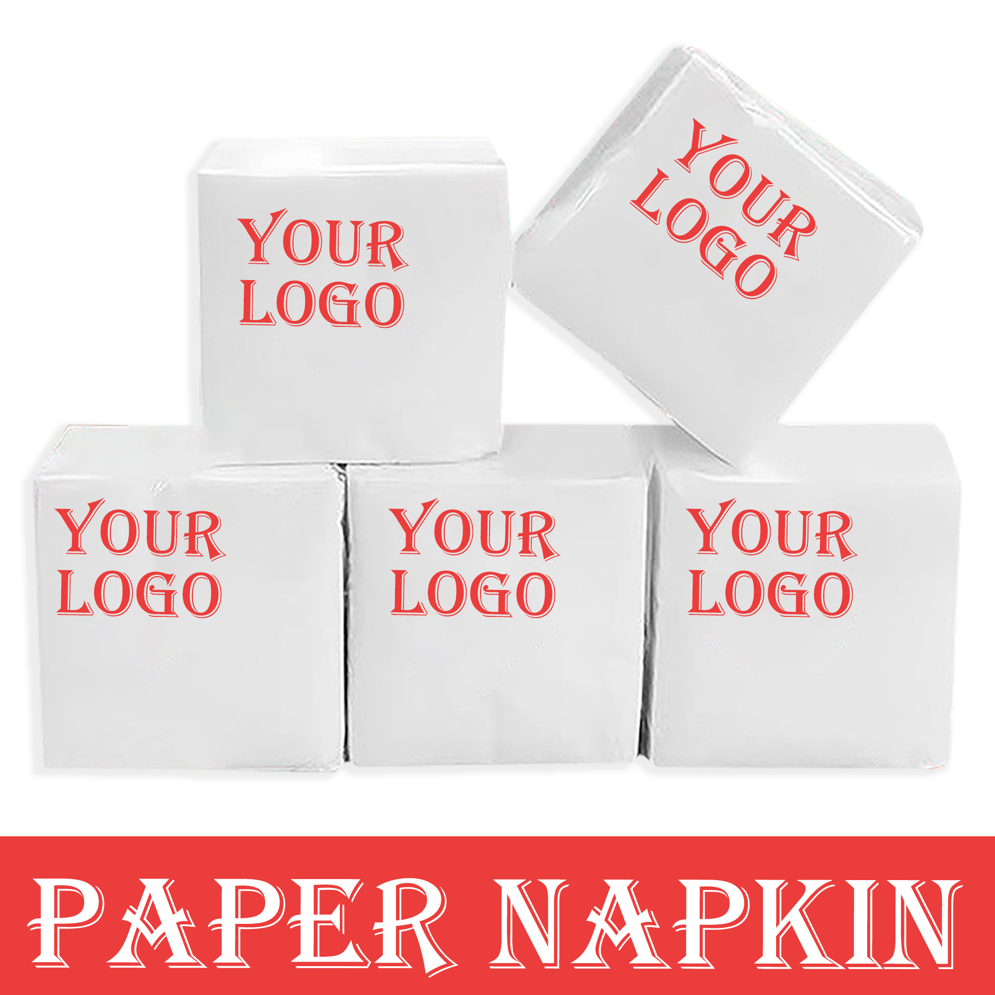 Shrink-wrapped business napkins 1