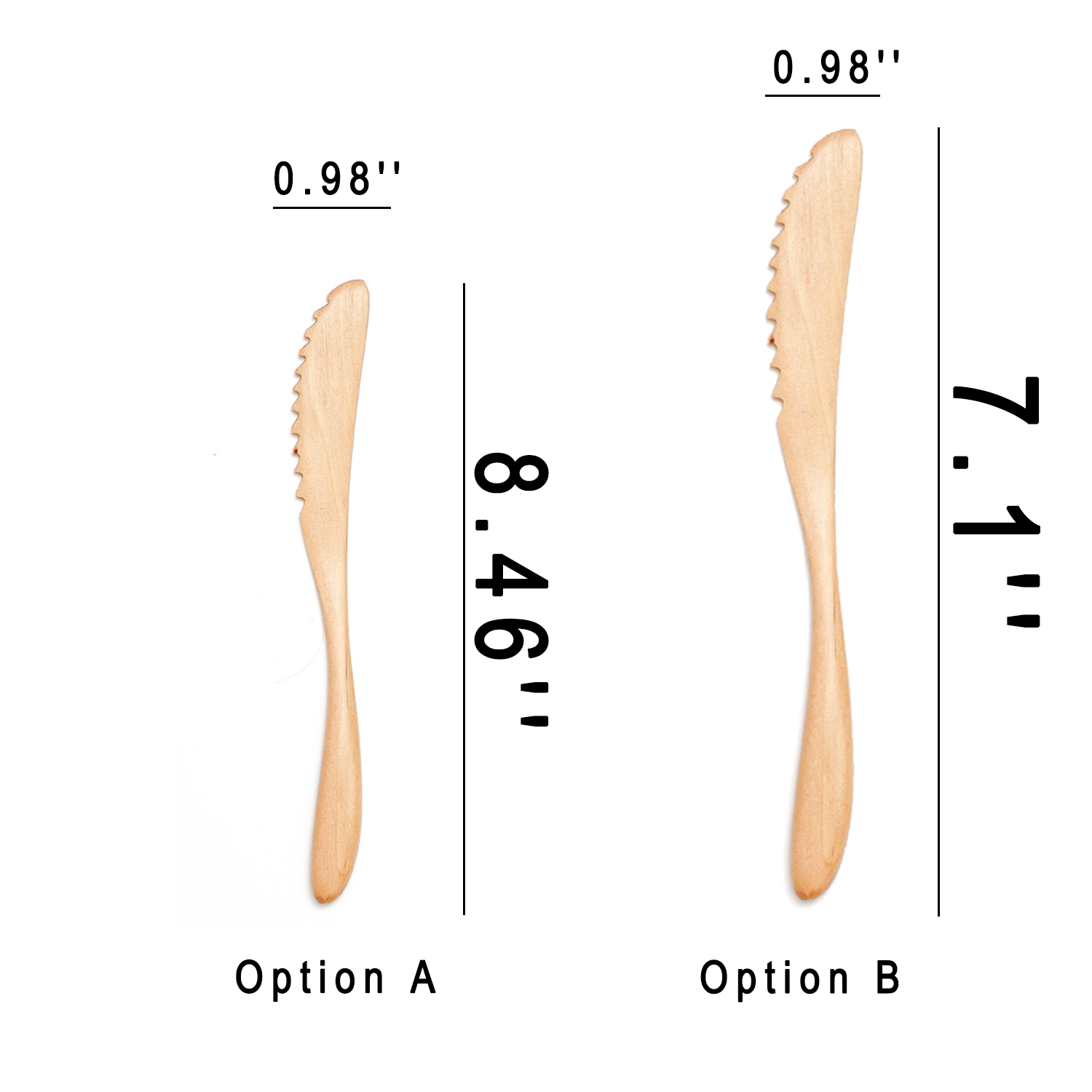 Eco-Friendly Wooden Serrated Kitchen Knife 5